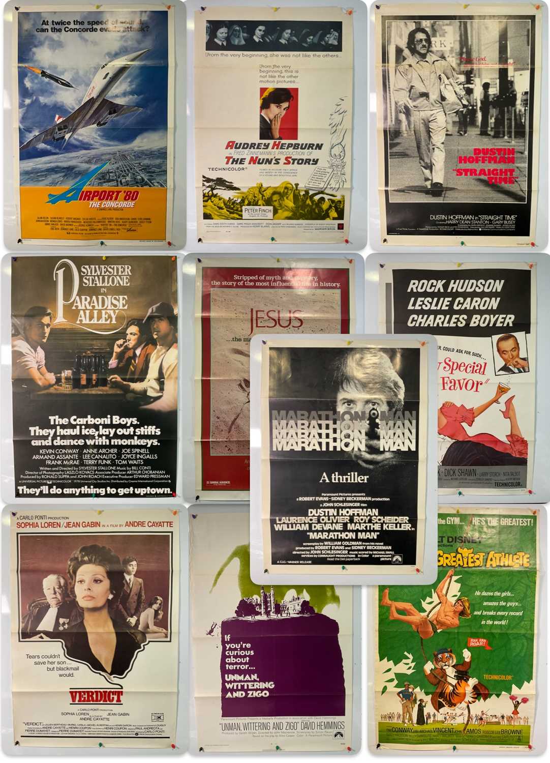 Lot 107 - A mixed group of one sheet movie posters...