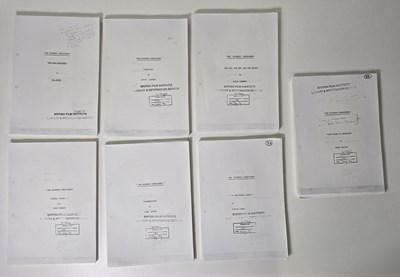 Lot 446 - A collection of 7 BFI copies of scripts for...
