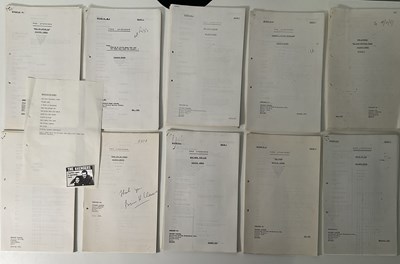 Lot 448 - THE AVENGERS (1965) 11 dialogue scripts for...