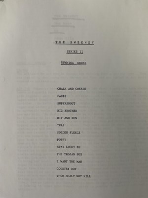 Lot 444 - A collection of scripts for various British TV...