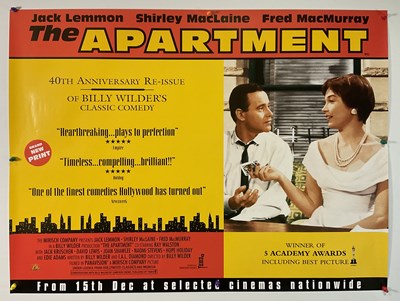 Lot 193 - THE APARTMENT (1960) UK Quad 40th anniversary...
