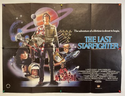 Lot 332 - THE LAST STARFIGHTER (1984) UK Quad film...