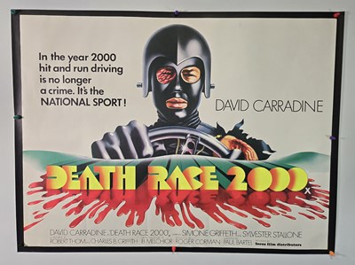 Lot 333 - DEATH RACE 2000 (1975) UK Quad film poster for...