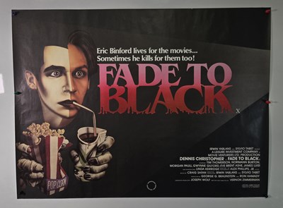 Lot 376 - FADE TO BLACK (1980) UK Quad film poster, rolled
