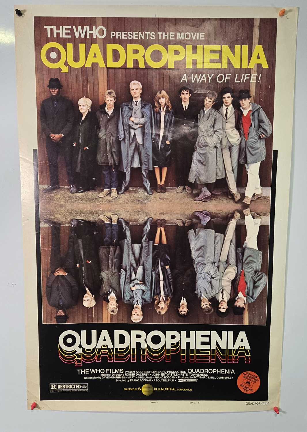 Lot 65 - QUADROPHENIA (1979) US one sheet film poster,...