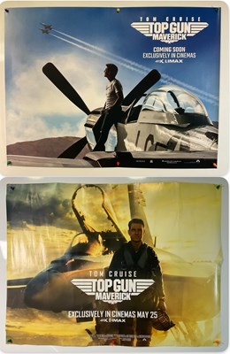 Lot 97 - TOP GUN: MAVERICK (2022) Two UK Quad film...