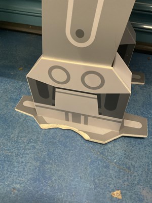 Lot 677 - A Momot Toys STAR WARS shop display AT-AT,...