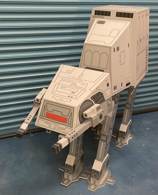 Lot 677 - A Momot Toys STAR WARS shop display AT-AT,...