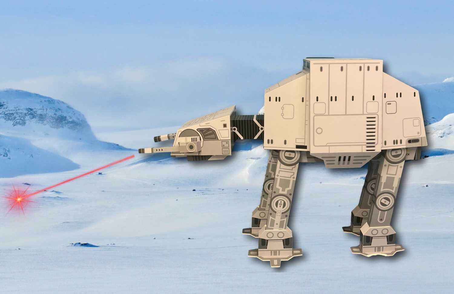Lot 677 - A Momot Toys STAR WARS shop display AT-AT,...