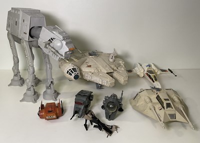 Lot 674 - A group of unboxed STAR WARS Kenner vehicles...
