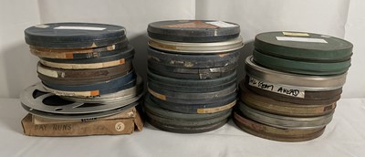 Lot 425 - A selection of 9.5mm film reels, mostly silent...