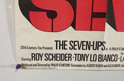 Lot 37 - THE SEVEN-UPS (1973) UK Quad film poster for...