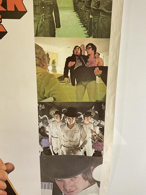 Lot 15 - A CLOCKWORK ORANGE (1971) Large format 1980's...