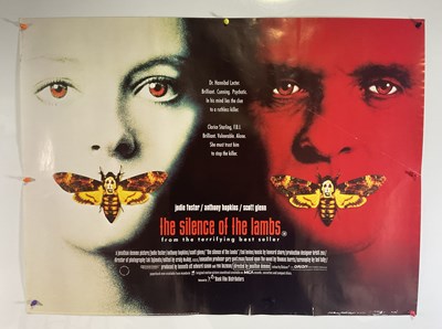 Lot 405A - SILENCE OF THE LAMBS (1990) UK Quad film...