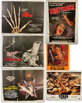 Lot 187 - A mixed group of horror and action film...