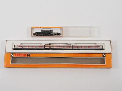 Lot 2 - ARNOLD - An N gauge 2950 3-car German outline...