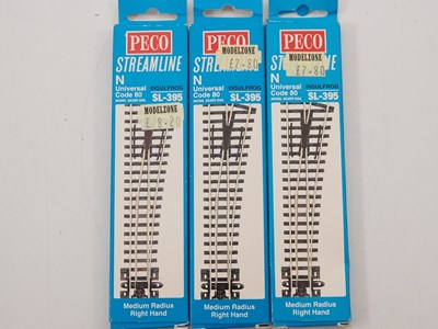 Lot 9 - A group of N gauge track and accessories by...
