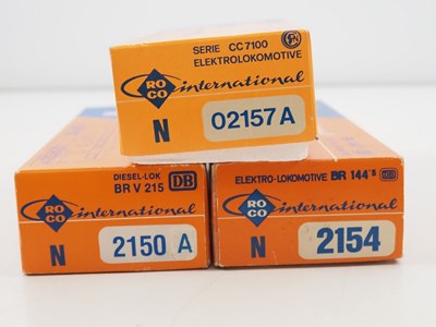 Lot 12 - A group of ROCO N gauge German and French...