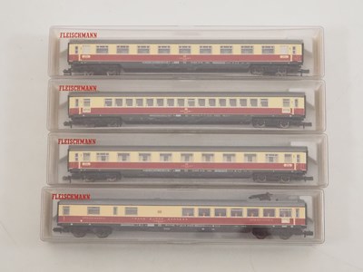 Lot 23 - FLEISCHMANN - N gauge German outline coaches...