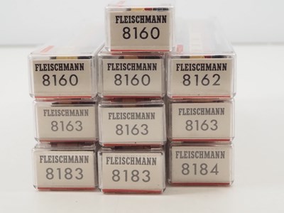 Lot 23 - FLEISCHMANN - N gauge German outline coaches...