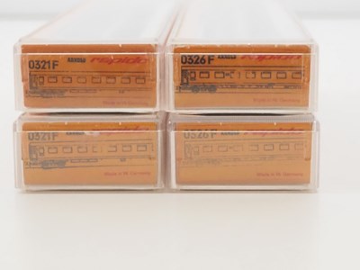 Lot 24 - ARNOLD - N gauge German outline coaches in DB...