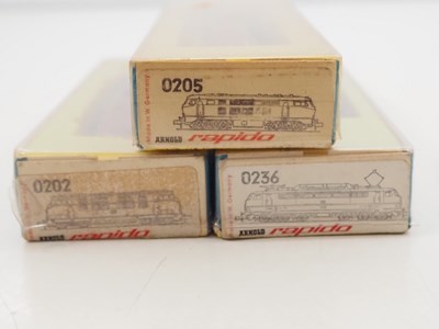 Lot 35 - ARNOLD - N gauge German outline diesel and...
