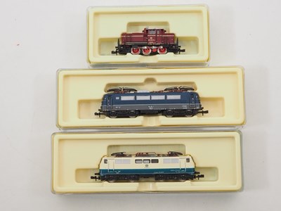 Lot 36 - MINITRIX - N gauge German outline electric and...