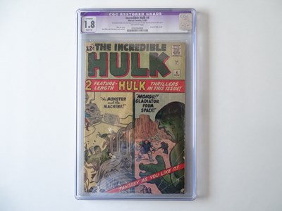 Lot 146 - INCREDIBLE HULK # 4 - (1962 - MARVEL - Cents...