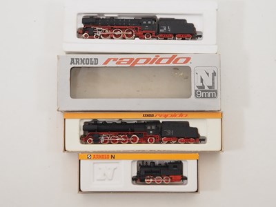Lot 40 - ARNOLD - N gauge German outline steam locos -...