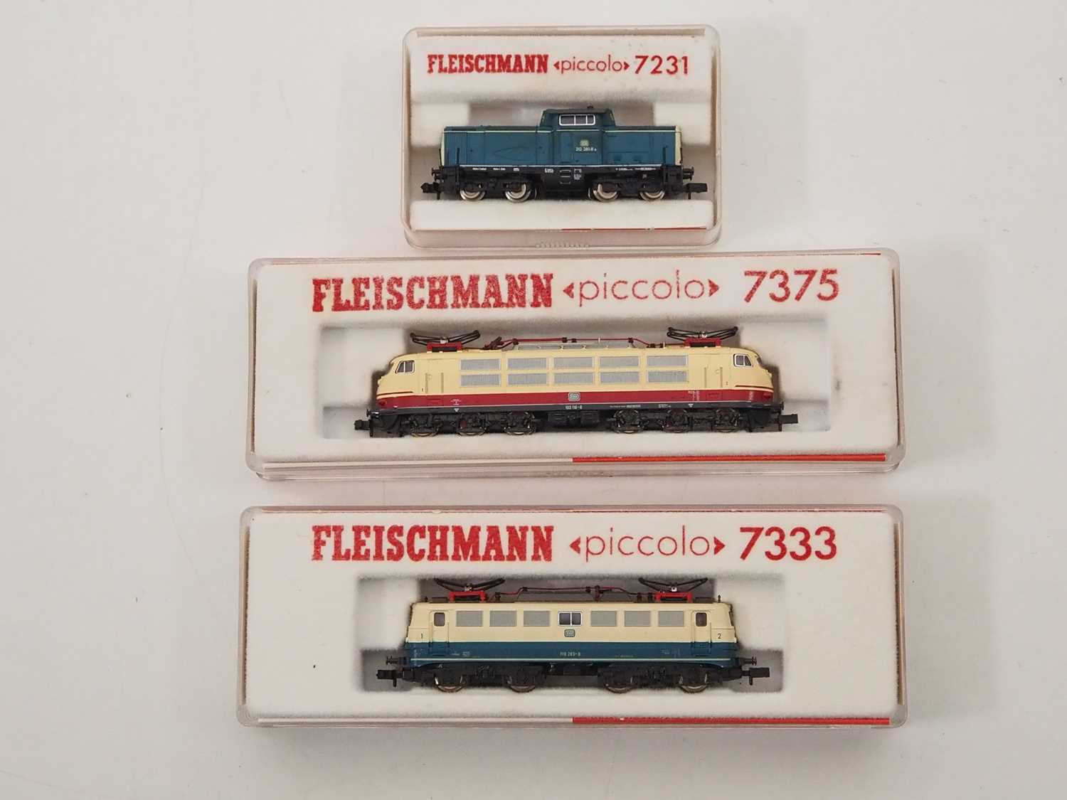 Lot 43 - FLEISCHMANN - N gauge German outline electric...