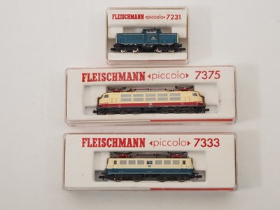 Lot 43 - FLEISCHMANN - N gauge German outline electric...