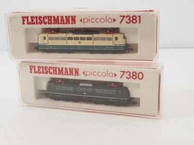 Lot 44 - FLEISCHMANN - N gauge German outline electric...