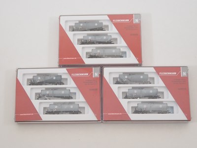 Lot 52 - FLEISCHMANN - N gauge European outline tank...