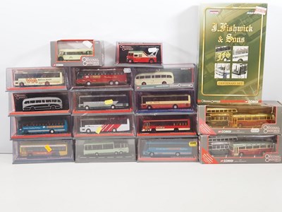 Lot 75 - CORGI OOC 1:76 scale buses and coaches in...