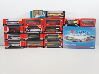 Lot 76 - CORGI OOC 1:76 scale buses and coaches in...