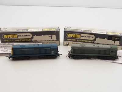 Lot 103 - WRENN OO gauge diesel locos comprising 2 x...