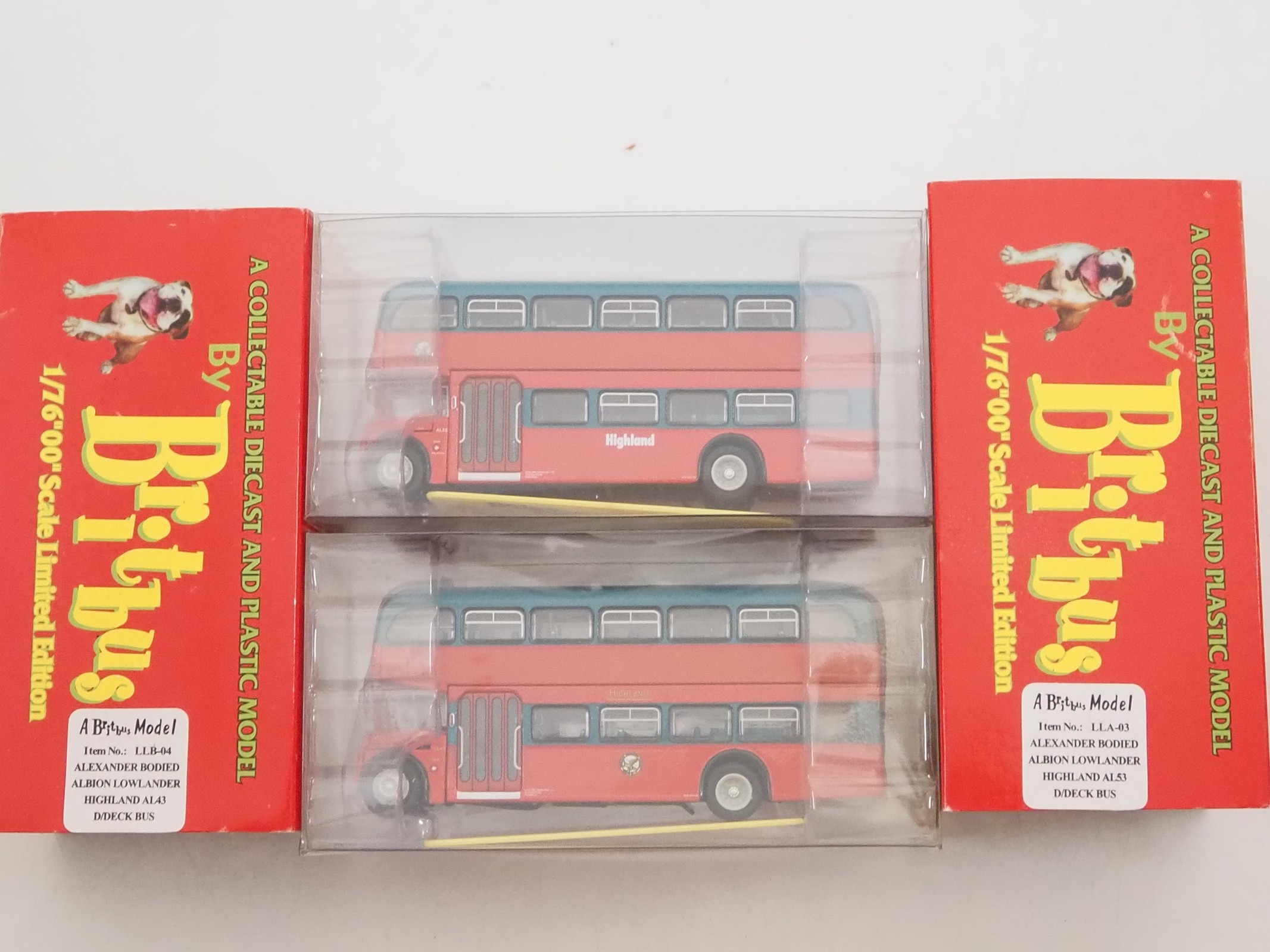 Britbus R707 Lot 112 - BRITBUS 1:76 scale buses in various liveries,