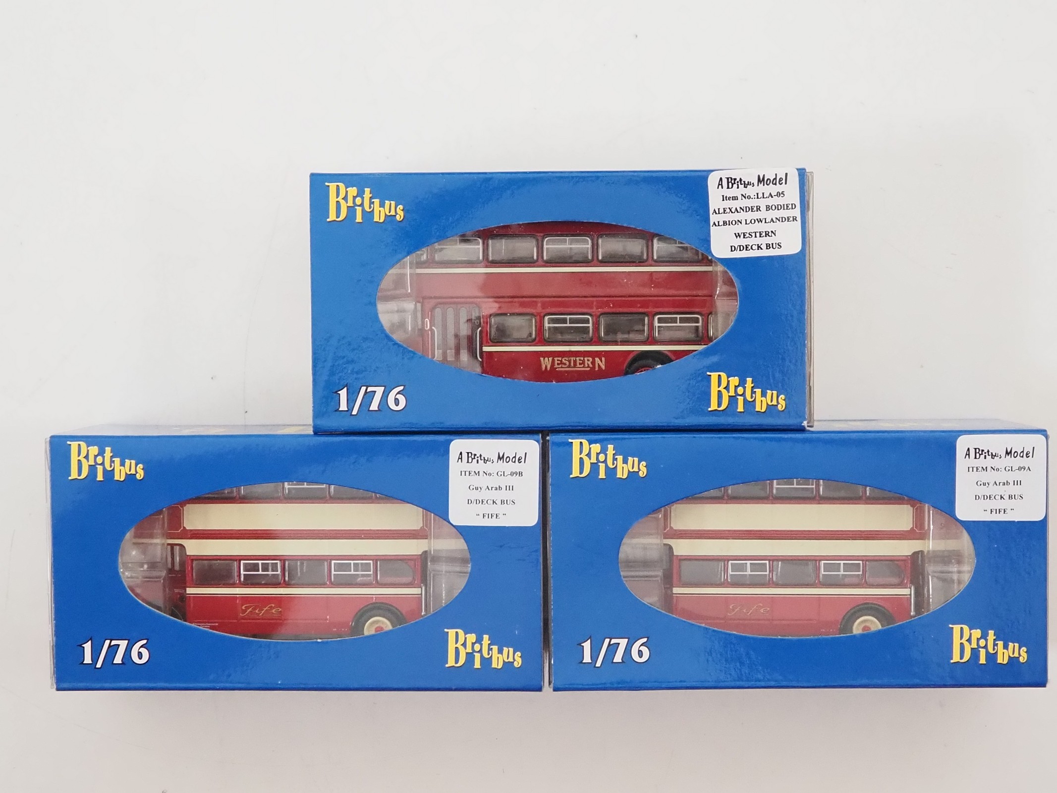 Lot 112 - BRITBUS 1:76 scale buses in various liveries,