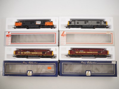 Lot 134 - A group of LIMA OO gauge class 37 diesel...