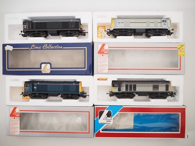 Lot 135 - A group of LIMA OO gauge class 20 diesel...