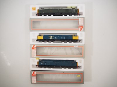 Lot 137 - A group of LIMA OO gauge class 40 diesel...