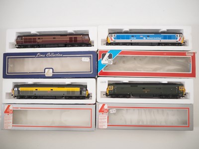 Lot 140 - A group of LIMA OO gauge class 50 diesel...