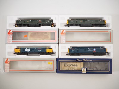 Lot 148 - A group of LIMA OO gauge class 37 diesel...