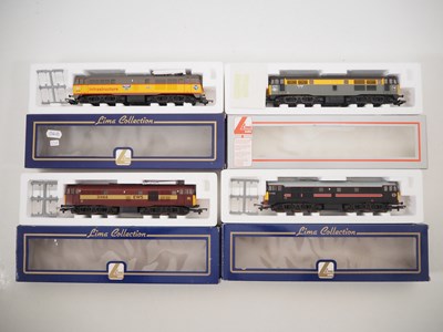 Lot 149 - A group of LIMA OO gauge class 31 diesel...