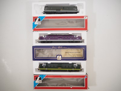 Lot 151 - A pair of LIMA OO gauge Deltic diesel...