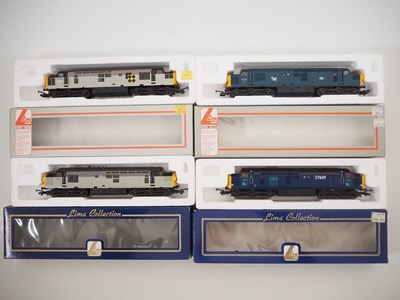 Lot 157 - A group of LIMA OO gauge class 37 diesel...