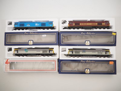 Lot 164 - A group of LIMA OO gauge class 60 diesel...