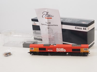 Lot 167 - A HATTONS OO gauge Class 66 diesel loco in...