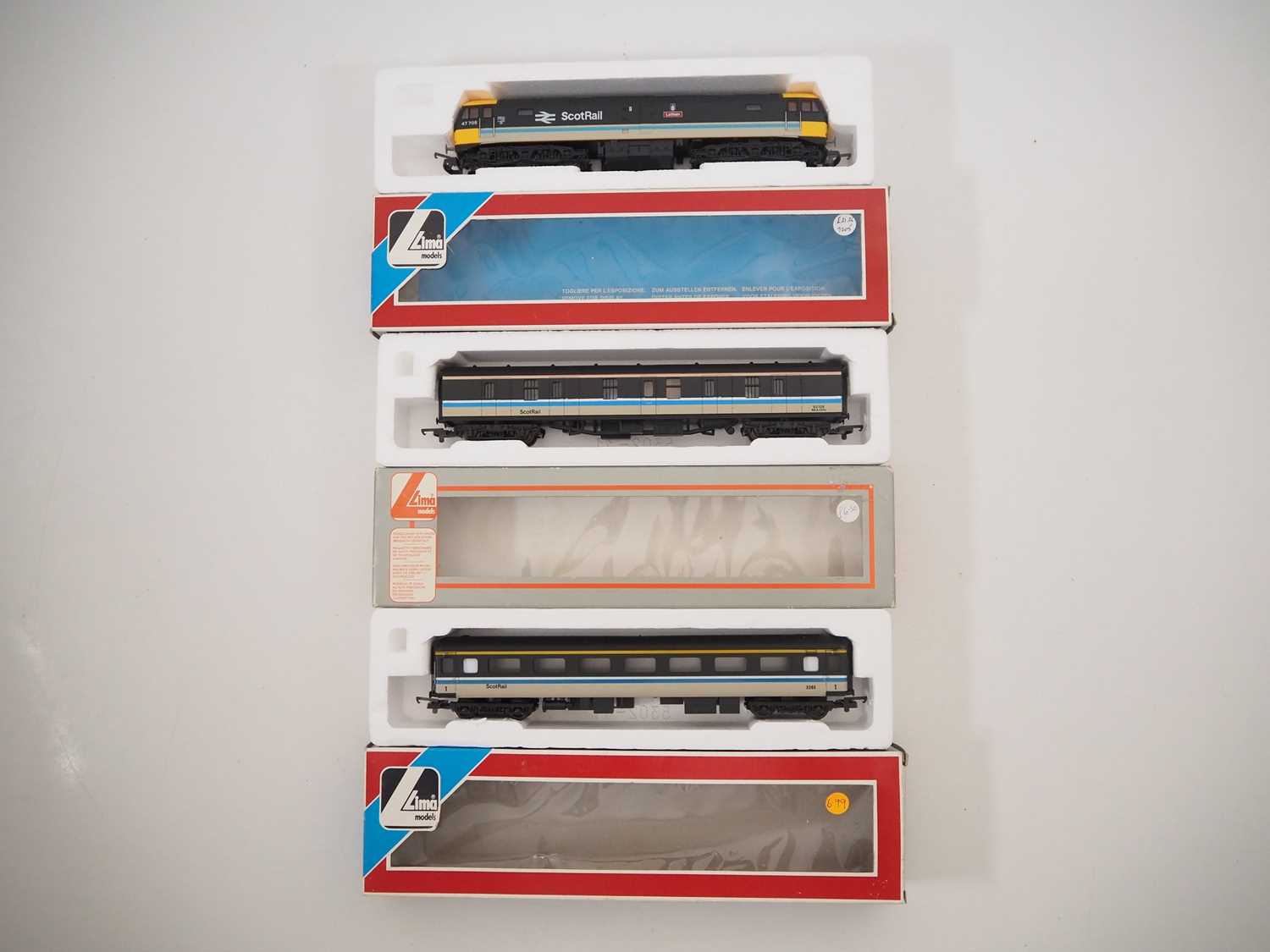 Lot 182 - A group of LIMA OO gauge ScotRail rolling...