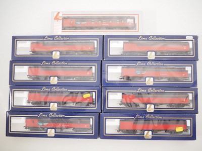 Lot 192 - A group of LIMA OO gauge bogie parcel vans in...